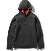 テックエアースウェットフーディ Tech Air Sweat Hoodie NT11880 （ZF）ミックスチャコール×ファイアリーレッド Sサイズ [アウトドア スウェット メンズ]