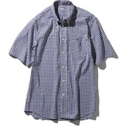 S/S Hidden Valley Shirt NR21967 （NG）ネイビーギンガム Sサイズ [アウトドア シャツ メンズ]