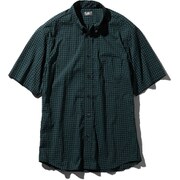 S/S Hidden Valley Shirt NR21967 （NR）ネイビーグリーンギンガム XLサイズ [アウトドア シャツ メンズ]