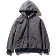 ARMADILLA F/Z HOOD NAW71930 ミックスグレー S [アウトドア フリース レディース]