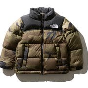 ノベルティーヌプシジャケット Novelty Nuptse Jacket NDJ91864 （WD）ウッドランドカモ 130cm [アウトドア ダウンウェア キッズ]