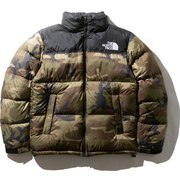 NV NUPTSE JACKET ND91842 （WD）ウッドランドカモ Sサイズ [アウトドア ダウンウェア メンズ]
