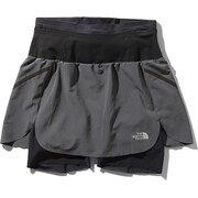 フライウェイトレーシングスカート Flyweight Racing Skirt NBW41978 （AG）アスファルトグレー XLサイズ [ランニングパンツ レディース]