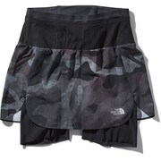 ノベルティフライウェイトレーシングスカート Novelty Flyweight Racing Skirt NBW91974 （BX）ブラックワックスドカモ XLサイズ [ランニングパンツ レディース]