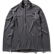 ロングスリーブフラッシュドライジップアップ L/S FlashDry ZIP UP NT61911 （ZC）ミックスチャコール Lサイズ [アウトドア カットソー メンズ]
