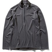 ロングスリーブフラッシュドライジップアップ L/S FlashDry ZIP UP NT61911 （ZC）ミックスチャコール XLサイズ [アウトドア カットソー メンズ]