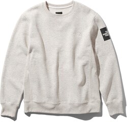 THE NORTH FACE メンズ スウェット スクエアロゴクルー ブラックL