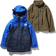スノートリクライメイトジャケット Snow Triclimate Jacket NSJ61901 （BU）TNFブルー×アーバンネイビー 130cm [スキーウェア ジャケット ジュニア]