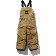 スノーインサレーションビブ Snow Insulation Bib NSJ61905 （BK）ブリティッシュカーキ 120cm [スキーウェア ビブパンツ ジュニア]