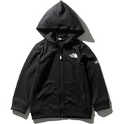 スクエアロゴフルジップ Square Logo Full Zip NTJ61921 （K）ブラック 100cm [アウトドア ジャケット キッズ]