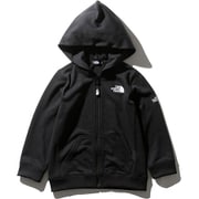 スクエアロゴフルジップ Square Logo Full Zip NTJ61921 （K）ブラック 140cm [アウトドア ジャケット キッズ]