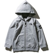 スクエアロゴフルジップ Square Logo Full Zip NTJ61921 （Z）ミックスグレー 110cm [アウトドア ジャケット キッズ]