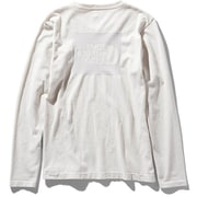 ロングスリーブスクエアロゴジャカードティー L/S Square Logo Jacquard Tee NTW61907 （VW）ビンテージホワイト Lサイズ [アウトドア カットソー レディース]