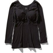 マタニティウォームクルー Maternity Warm Crew NUM61904 （K）ブラック LXLサイズ [アウトドア アンダーウェア レディース]