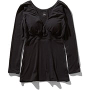 マタニティウォームクルー Maternity Warm Crew NUM61904 （K）ブラック SMサイズ [アウトドア アンダーウェア レディース]