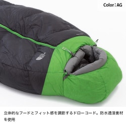 ヨドバシ.com - ザ・ノース・フェイス THE NORTH FACE インフェルノ -18 Inferno-18 NBR41502  （AG）アスファルトグレー×グログリーン REGサイズ [アウトドア ダウンシュラフ 冬用] 通販【全品無料配達】