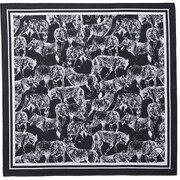 ウルフプリントバンダナ Wolf Print Bandana NN21902 （K）ブラック [アウトドア 小物]
