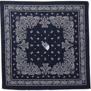 ペイズリーバンダナ Paisley Bandana NN21903 （N）ネイビー [アウトドア 小物]