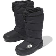ヌプシブーティーワイド K Nuptse Bootie Wide NFJ51986 （KK）TNFブラック×ブラック 20 cm [キッズ用シューズ]