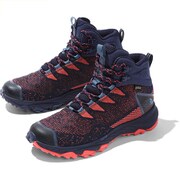 ウルトラファストパックIIIミッドウーブンゴアテックス W Ultra Fastpack III Mid Woven GORE-TEX NFW01824 （PF）ピーコートネイビー×フィエスタレッド 8インチ [トレッキングシューズ レディース]