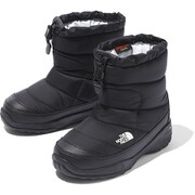 ヌプシブーティーウォータープルーフ K Nuptse Bootie WP NFJ51980 （KK）TNFブラック 21cm [防寒ブーツ キッズ]