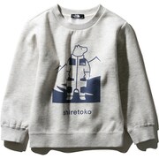 シレトコトコスウェットクルー Shiretoko Toko Sweat Crew NTJ61924ST （OM）オートミール 140cm [アウトドア スウェット キッズ]
