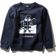 シレトコトコスウェットクルー Shiretoko Toko Sweat Crew NTJ61924ST （UN）アーバンネイビー 150 [アウトドア スウェット キッズ]