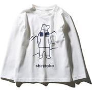 ロングスリーブシレトコトコティー L/S Shiretoko Toko Tee NTJ81925ST （W）ホワイト 150cm [キッズ用ウェア]