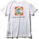 S/S RAINBOW LOGO T NTW31990 (W)ホワイト Mサイズ [アウトドア カットソー レディース]