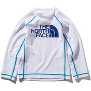 ロングスリーブサンシェードプルオーバー L/S Sunshade Pullover NTJ11941 (W）ホワイト 130 [アウトドア トップス キッズ]