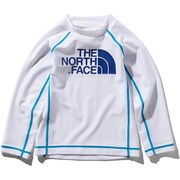 ロングスリーブサンシェードプルオーバー L/S Sunshade Pullover NTJ11941 (W）ホワイト 140 [アウトドア トップス キッズ]