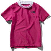ショートスリーブサンシェードプルオーバー S/S Sunshade Pullover NTJ11943 (FU）フューシャピンク 110 [アウトドア トップス キッズ]