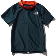 ショートスリーブサンシェードプルオーバー S/S Sunshade Pullover NTJ11943 (UN）アーバンネイビー 120 [アウトドア トップス キッズ]