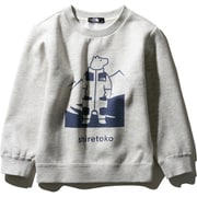 シレトコトコスウェットクルー Shiretoko Toko Sweat Crew NTJ61924ST （OM）オートミール 130 [キッズ用ウェア]