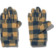 ノベルティフリースグローブ Kids' Novelty Fleece Glove NNJ61706 （BK）ブリティッシュカーキ Sサイズ [アウトドア グローブ キッズ]
