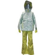 JUNIOR SUIT 150 グリーンキラキラプリント [スキーウェア ジュニア]