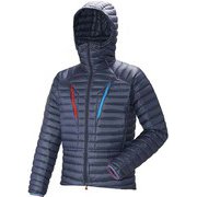 TRILOGY SYNTHX DOWN HOODIE MIV7956 7317_SAPHIR Sサイズ（日本：Mサイズ） [アウトドア ダウンウェア メンズ]