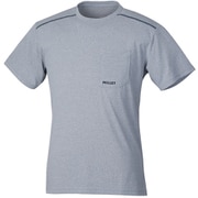 POCKET DRY TS SS MIV01671 HEATHER WHITE Lサイズ（日本：XLサイズ） [アウトドア カットソー メンズ]