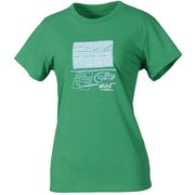 LD HUGO WINDOW TS SS MIV01702 CHARTREUSE Lサイズ（日本：XLサイズ） [アウトドア カットソー レディース]