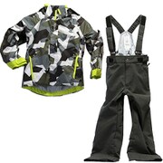 KIDS SUIT  DWKOJH96 KCP カーキカモプリント 100cm [スキーウェア ジュニア]