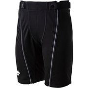 JETBARRIER HALF-PANT DWUOJD62 BLK Oサイズ [スキーウェア ハーフパンツ]
