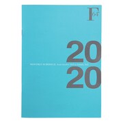 F.O.B A6 ミニダイアリーノート(マンスリー) ライトブルー 2020 PBF55LB20