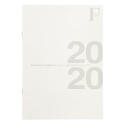 F.O.B A6 ミニダイアリーノート(マンスリー) ホワイト 2020 PBF55W20