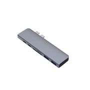 充電しながら使えるハブ USB-Cアダブタ M702