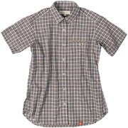 TSタイニーチェックシャツS／S L 076ブラウン [アウトドア シャツ レディース]