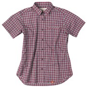 TSタイニーチェックシャツS／S M 080レッド [アウトドア シャツ レディース]