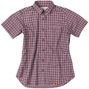 TSタイニーチェックシャツS／S L 080レッド [アウトドア シャツ レディース]