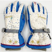 Snow Crystal Girls Gloves PS6H8GL92 WT2 JSサイズ [グローブ ミット]
