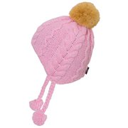 Real Fur Girls Earflap Beanie KF LP [キャップ・ヘアーバンド]