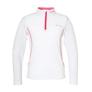 Stretch Fleece Girls Zip Moc PS6H2LS90 WT1 100cm [スキーウェア ミドルウェア ジュニア]